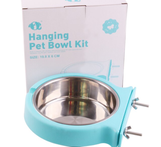 Hangende voerbak voor huisdieren, anti-val- en anti-bijtbak voor honden en katten, anti-val waterbak: A1 / S