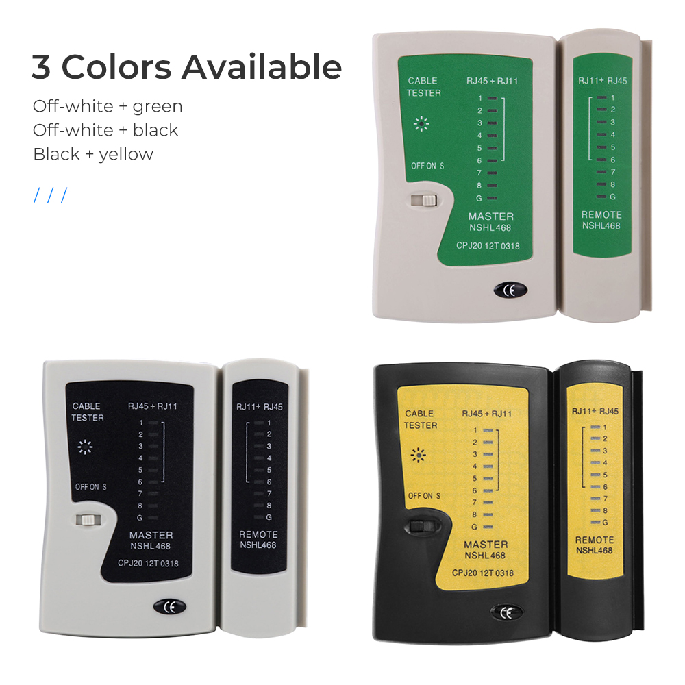 Netzwerkkabeltester 468 rj45 rj11 lan-tester dual-use-kabeltester leitungsfinder testerkabel  rj45 netzwerkwerkzeug leitungsfinder