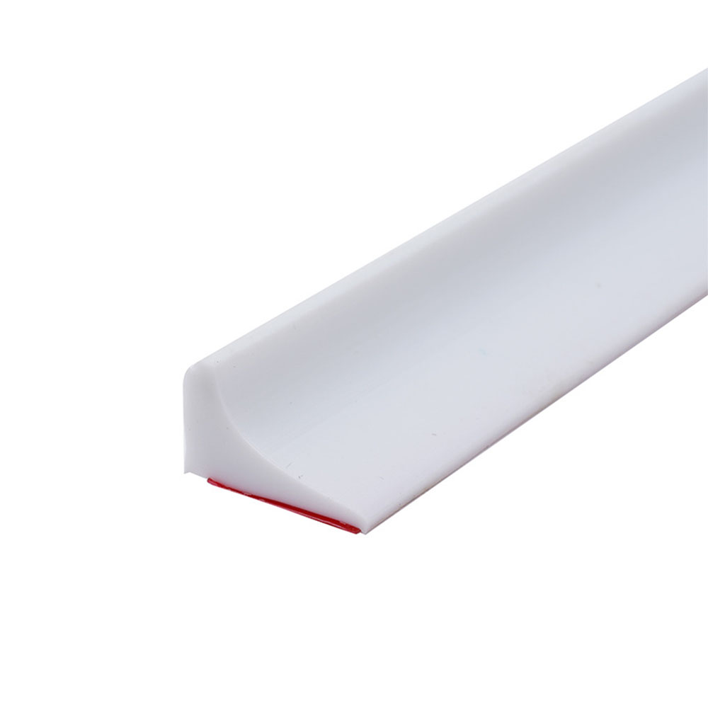 Barrière auto-adhésive en Silicone, barrage d'eau pour comptoir de cuisine, barrière étanche, salle de bains, douche, bouchon d'eau, protection, séparation sèche et humide: Violet