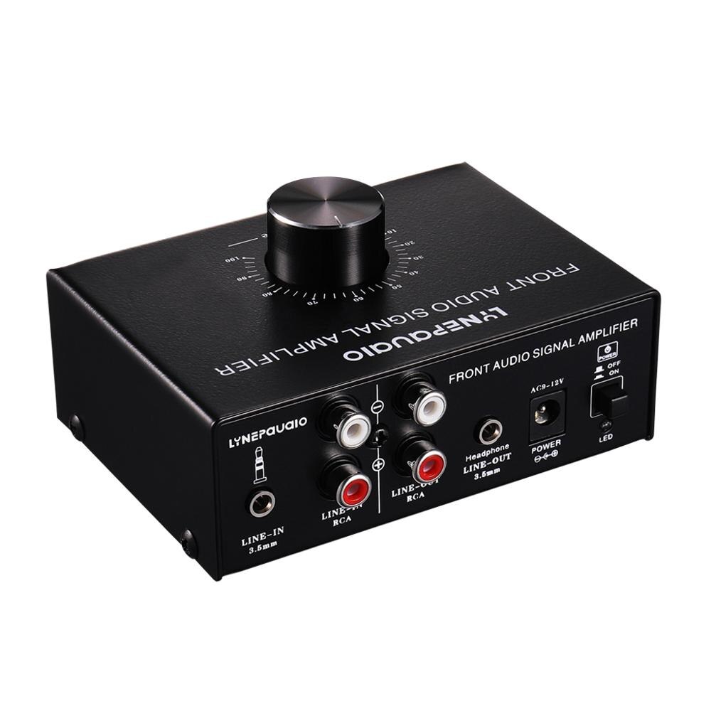 Headphone Speaker Amplifier, Booster, Front Stereo Signal Amplifier, with Volume Control Suitable for Signal Amplifier