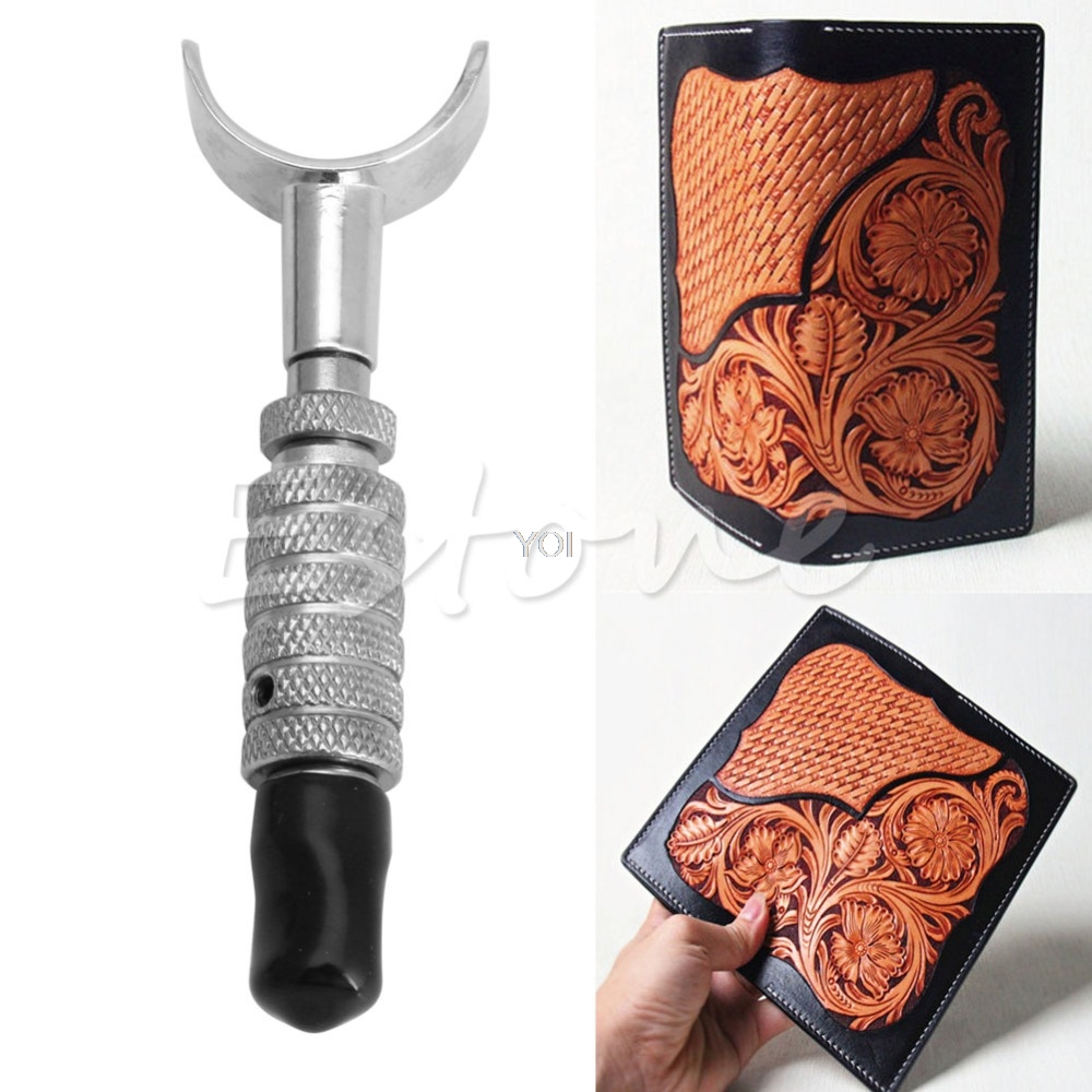 Adjustable Leathercraft Deluxe Leather Carving Swivel Knife Blade Tool Set