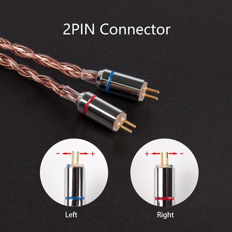 Cable de cobre de alta pureza Yinyoo 16 núcleos 2,5/3,5/4,4 MM con MMCX/2PIN/QDC TFZ para KZZS10Pro AS10 ZSNPRO C12 BA5 V90 BLON BL-03