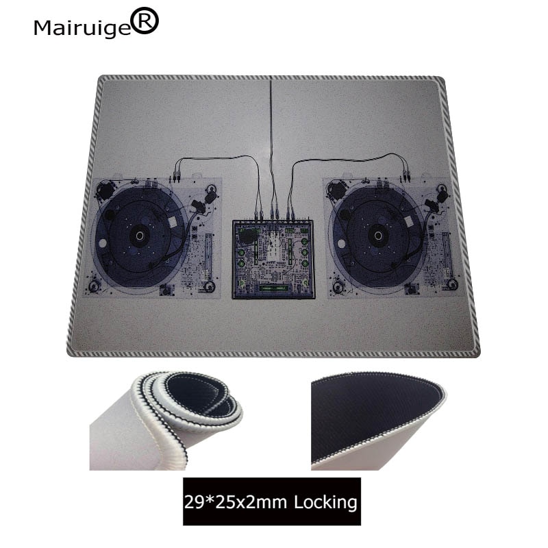 Mairuige DJ Hand Drive Pad Notebook Computer Mouse Pad High-end Gaming Large Mouse Pad Lock Edge Mouse Mat for CSGO DOTA LOL: 250X290X2MM