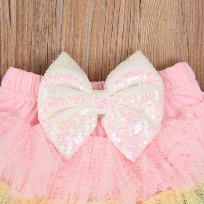 Infantile bébé filles Tutu jupe bandeau coloré Sequin nœud papillon maille couche jupes fleur chapeaux tenue ensembles tissu photographique