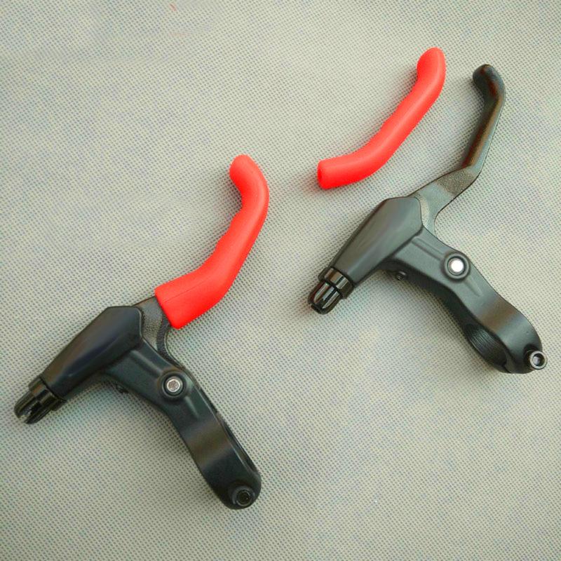 1 par de protectores de manguito de goma para palanca de freno de bicicleta MTB tipo palanca de partes de freno de bicicleta piezas de repuesto para accesorios de bicicleta