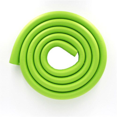 2m babyveiligheidstafelrandbeschermers, tafelhoekbeschermers, kinderveiligheidskussen, schuimrubberen bumper, gratis tape, 16 kleuren: Groente