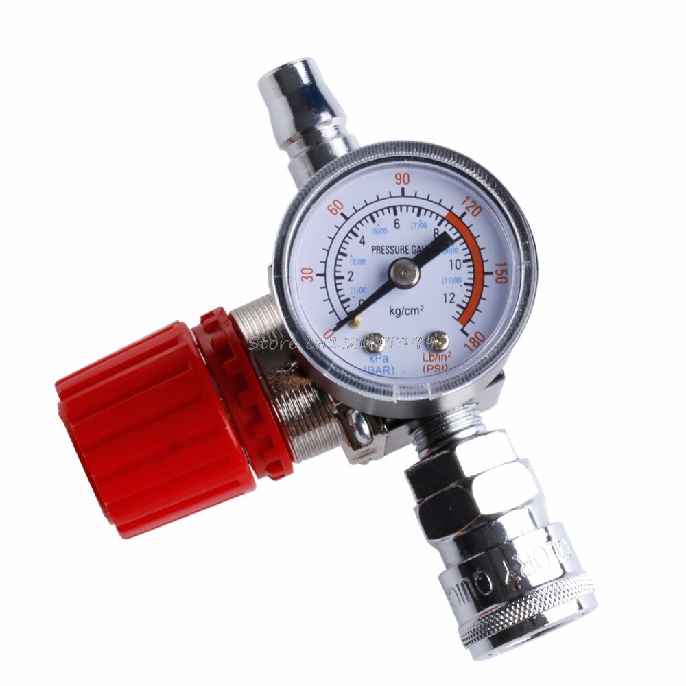 1/4" 180PSI Air Compressor Regulator Pressure Switch Control Relief Valve Gauges