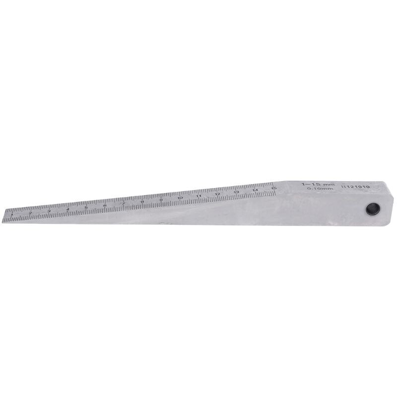 1-15mm 0.5-10mm 0.4-6mm Wedge Feeler Gauge Crack Flatness Layout Insert Wedge Gauge Welding Taper Measure Tool Caliper