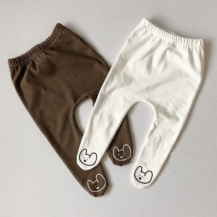 Babykleid für frühling und herbst, niedlicher kleiner bär, baumwolle, schlichter einfarbiger hoodie für jungen und mädchen, triangel-strampler: Weiße Schlauch / 3t
