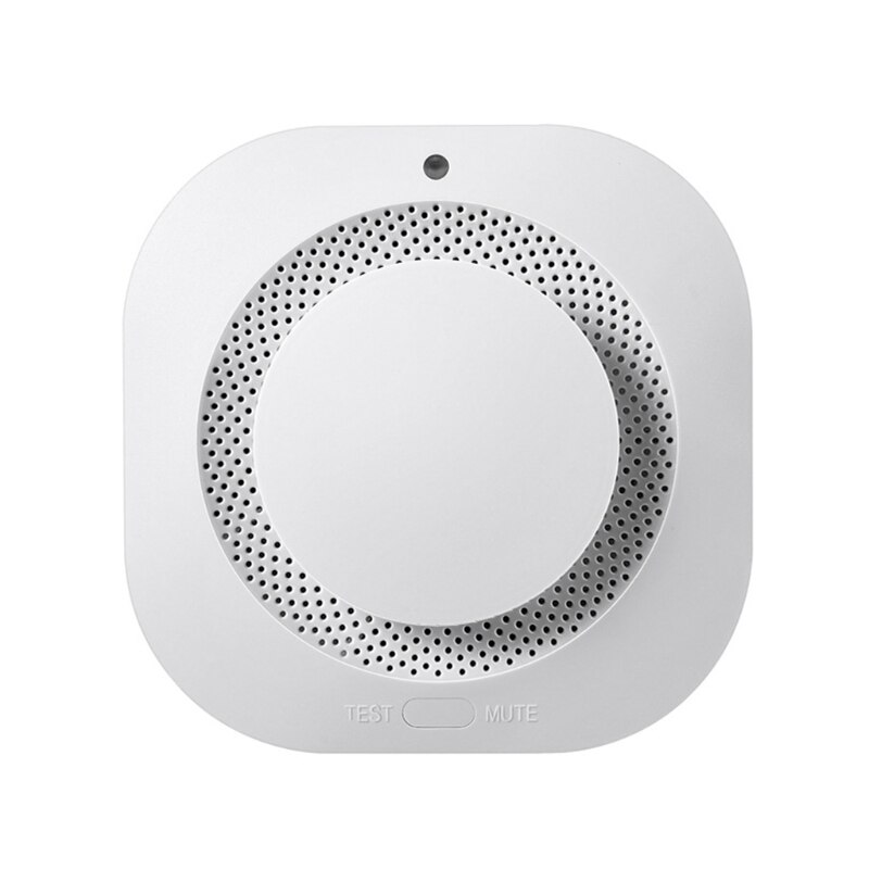 433MHz Independent Smoke Buzzer Alarm Smoke Detection Sensor Home Security System Fire Detector for Office Warehouse L74B