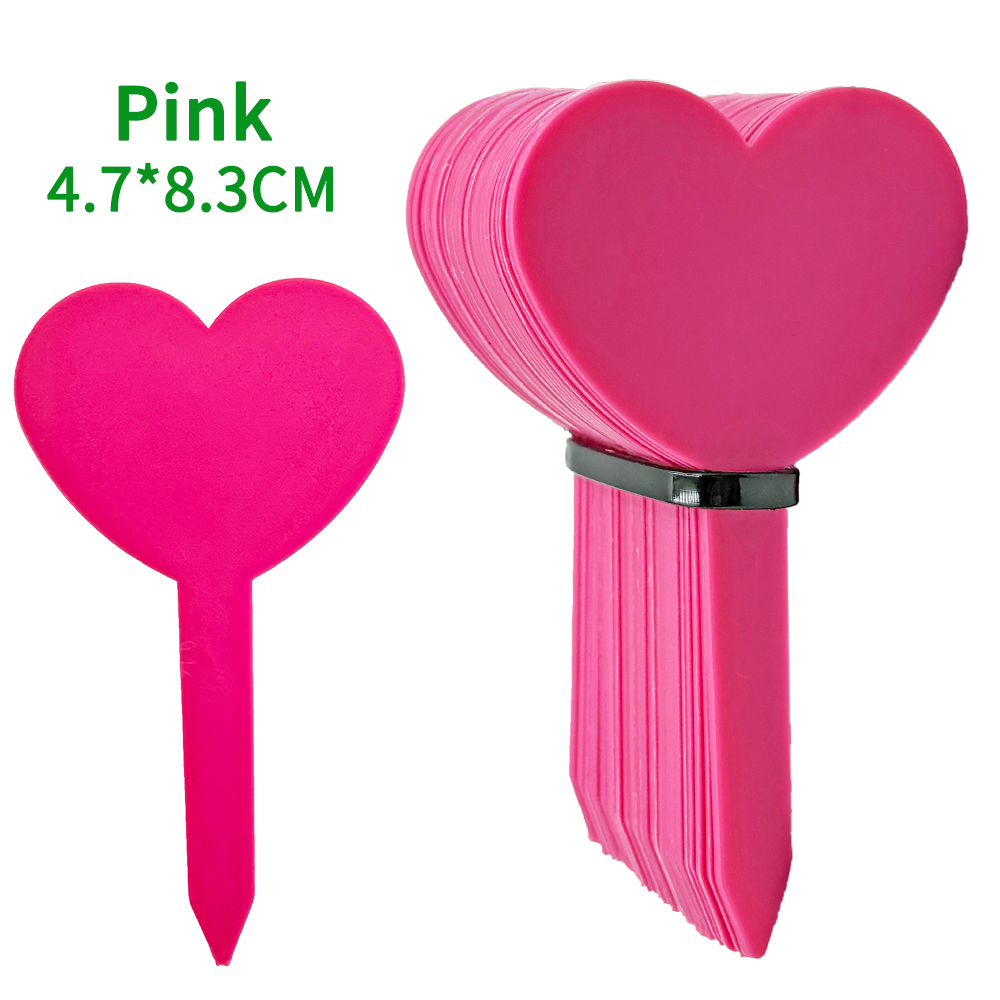 50 Stuks Waterdichte Tuinplant Etiketten Plastic Tags Kwekerij Markers Bloempotten Zaailing Schrijfteken Teken Diy Tuin Decor Gereedschap: pruim