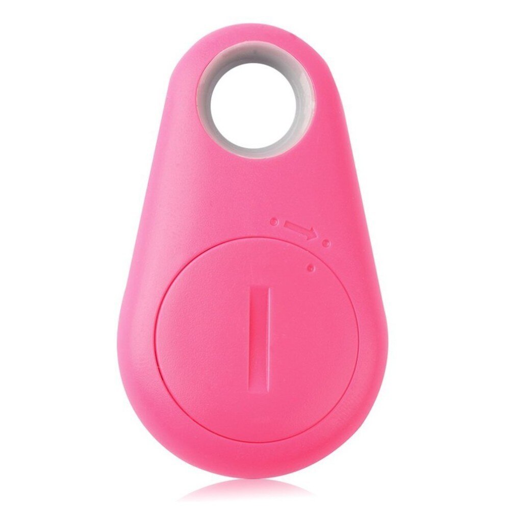 Mini Bluetooth 4.0 Gps Traker Waterdrop Locator Draagbare Anti-Lost Key Finder Pet Tracker Twee Way Alarm Anti-diefstal Apparaat: Pink