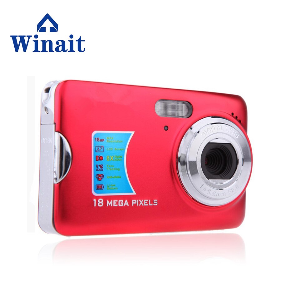 Digital Camera Compact Photo Camera 18MP 480 SD Video Fixed focus Optical Zoom 2.7" Screen