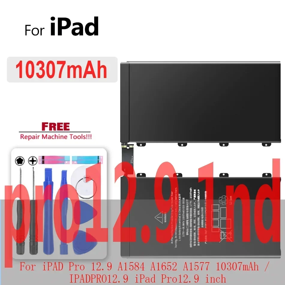 Tablet-Akku für iPad 5 Air 1 A1474 A1475 A1893 für iPad 6 Air 2 A1566 A1567 Mini 1 2 3 4 5 Pro 9,7 10,5 12,9 2. 3. Batterie: Blau