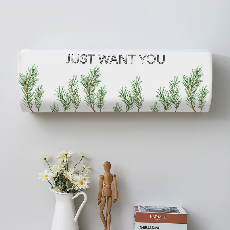 Elastische Airconditioner Cover Wandmontage Airconditioning Stofkap Stretch Airconditioning Protector Woonkamer Decor: B dust cover / 2HP 86x23x30cm