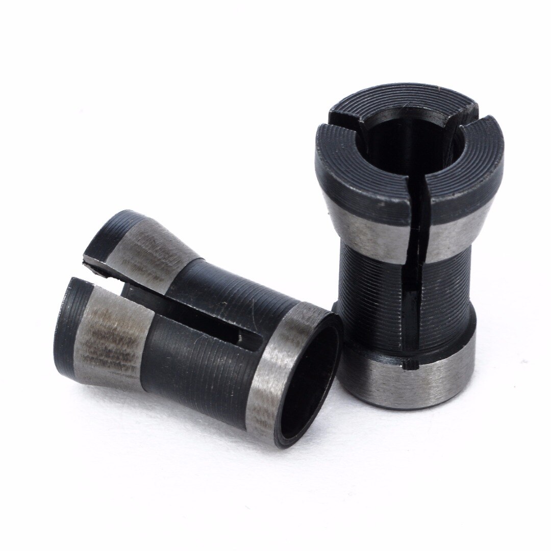 1 Pair 6.35mm 8mm Hole Diameter Milling Cutter Collet Chuck Engraving Trimming Machine Milling Cutter For Wood Router Bits