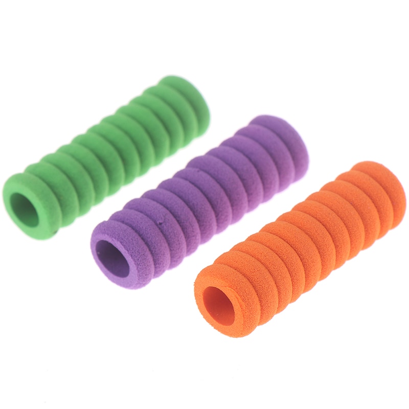 10pcs Comfort Soft Foam Pen Pencil Grips Pen Control Pupil Handwriting Aid Kids Children School Stationery