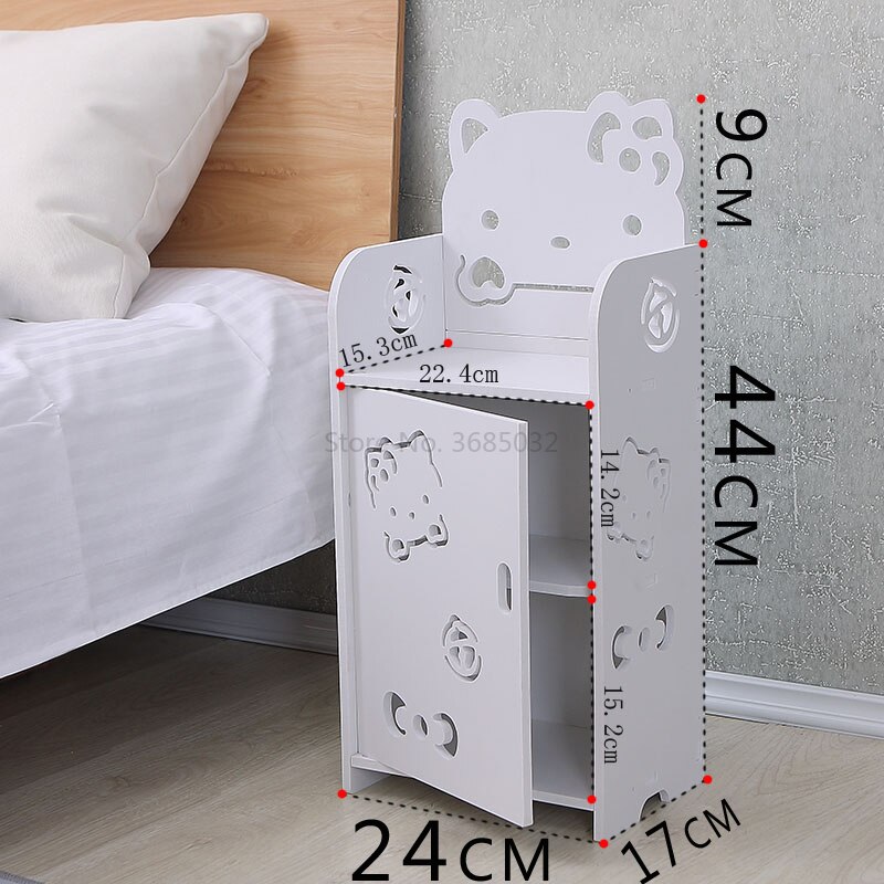 Comodino per bambini cartone animato comodino per telecamera da letto minimalista moderno creativo per ragazzi e ragazze scaffale per armadio multistrato: VIP 1