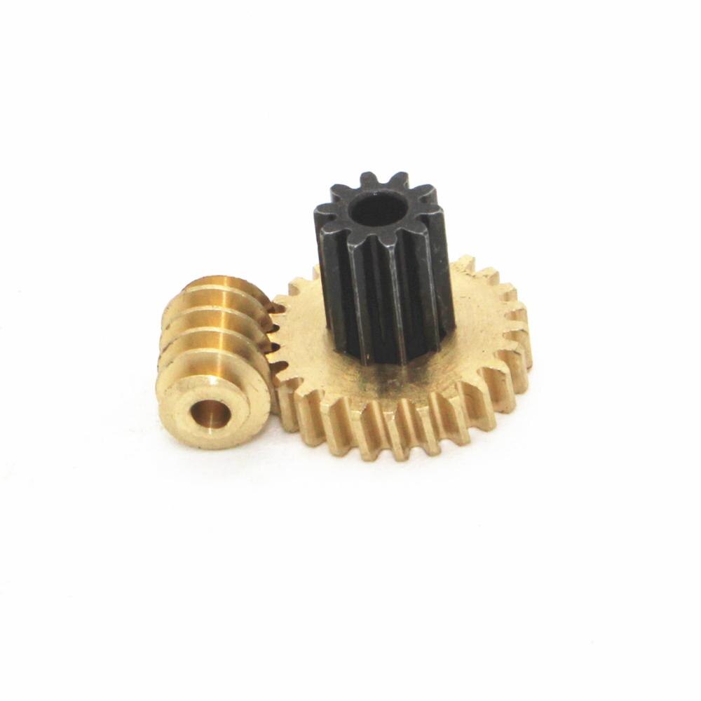 Turbine worm small modulus gear 0.5 modulus double gear JGY-370 worm gear motor