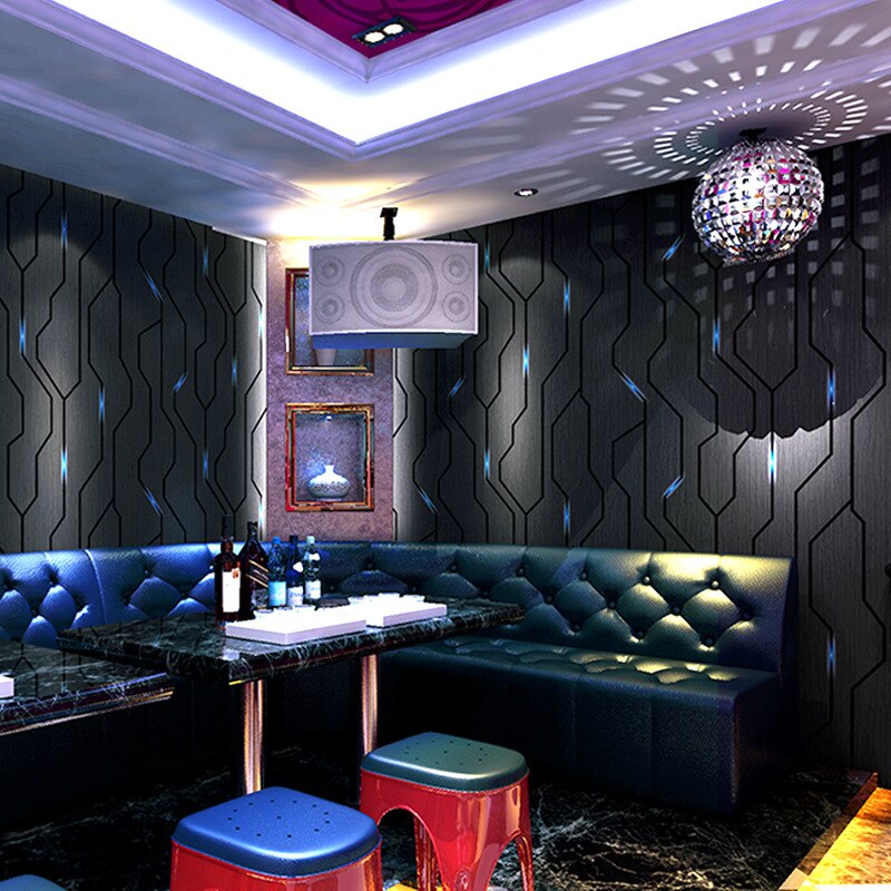 Papel tapiz KTV 3D, tecnología estereoscópica, Fondo de café Internet, tema en vivo, decoración de Hotel e-sports, revestimiento de paredes