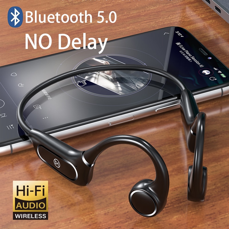 Bluetooth Hoofdtelefoon Voor Xiaomi Draadloze Headset Beengeleiding Oortelefoon Ruisonderdrukking Oordopjes Waterdichte Transpiratie Touch