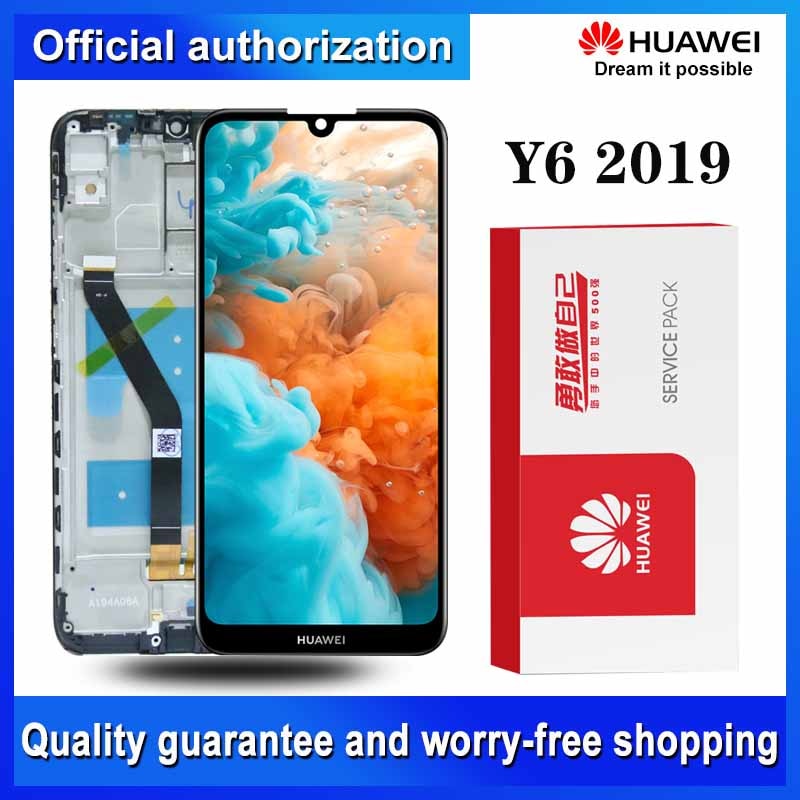 Originele Screen Voor Huawei Huawei Y6 Lcd Display Digitizer Vergadering Touch Display Gelden Huawei Y6 Pro Reparatie deel
