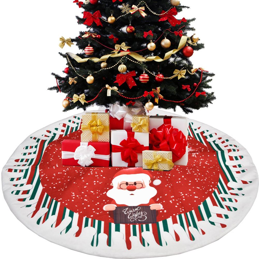 Kerstboom Rok Kerstman/Sneeuwman/Elanden Print Ecorative Gereedschap 78Cm Voor Home Office
