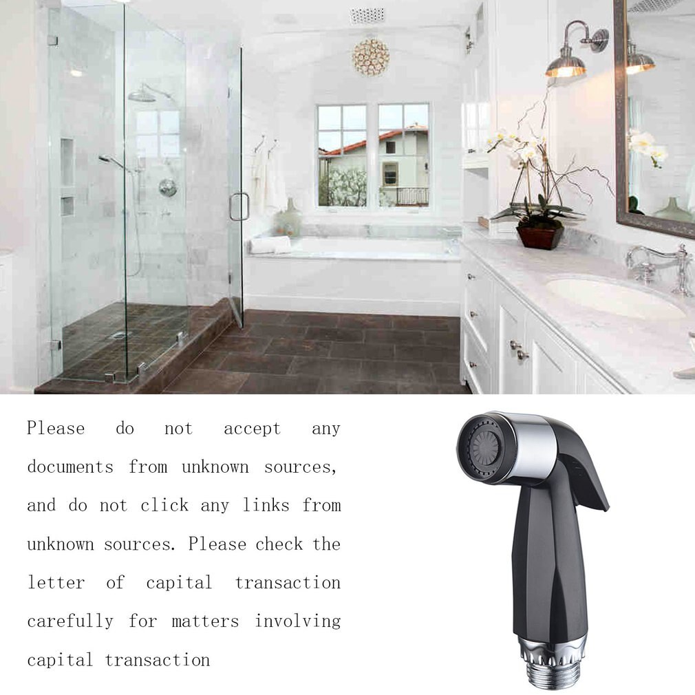 Abs håndholdt lille sprøjtepistol personlig håndholdt brusehoved douche toilet bidet spray badeværelse blomst sprinkler kropsrens