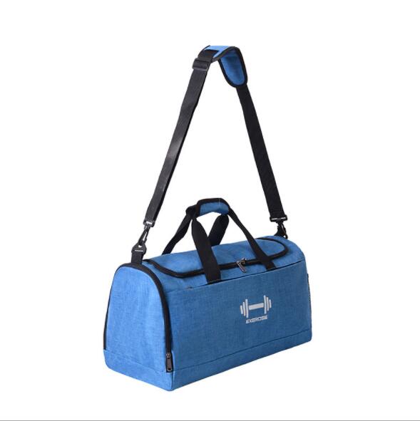 Outdoor Reizen Draagbare Yoga Tas Grote Capaciteit Opvouwbare Tas Multifunctionele Opslag Fitness Tas Droog Nat Scheiding Yoga Tas: Sky Blue