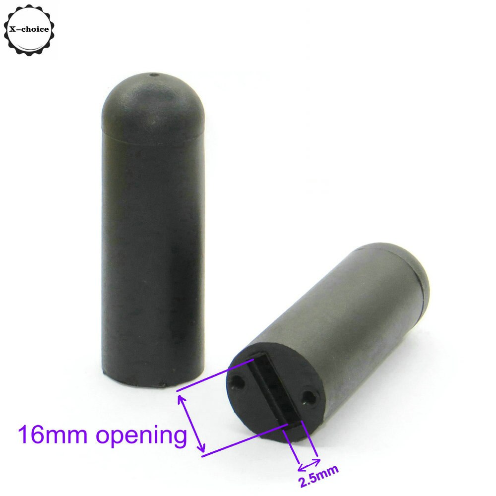 Wheelchair Wheel Lock Brake Handle Tip, Black, Lot of 2(two) 1 Pair. . 16mm