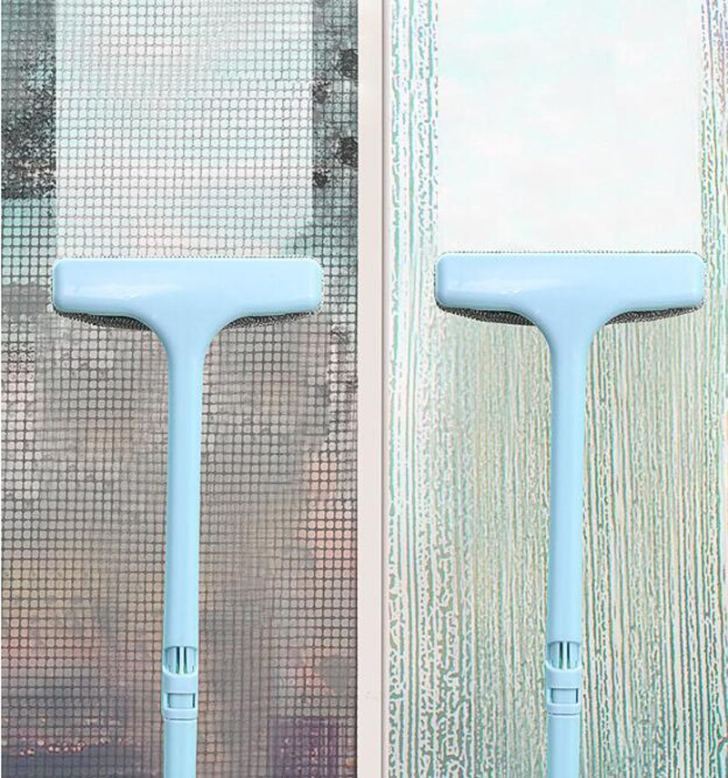 Plastic Long-handle Cleaning Brushes Without Dismantling and Washing Window Brushes Household Home Cleaning Tools
