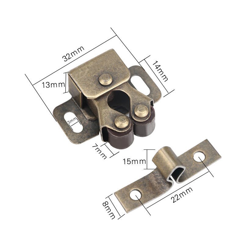 1Pc Deurslot Cast Metalen Haak Klink Home Decoratie Ornament Wc Deuren Haakse Sliding Gate Lock: 3