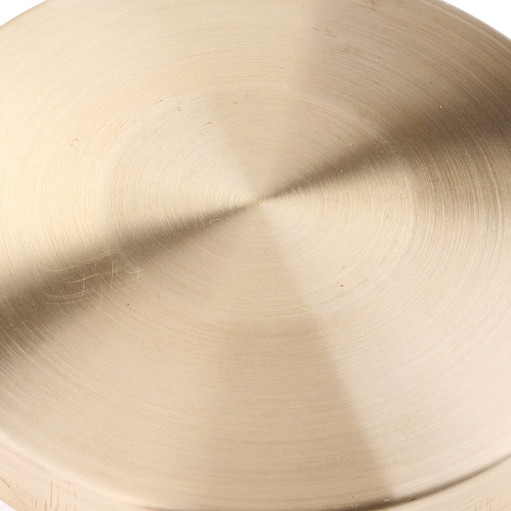 Mini hånd gong 10cm/4 "hånd messing kobber gongs bækkener træpind til båndrytme percussion børn rytme træning legetøj