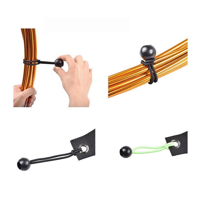 20 pcs elastic tent tension straps ball fastening tie rope tarpaulin awning canopy bungee cords strap outdoor camping accessories