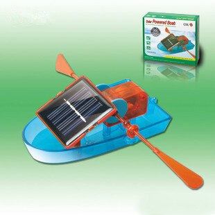 Puzzel DIY Creatieve Zonne-energie Boot Roeien Assembleren Speelgoed voor Kinderen Educatief Speelgoed
