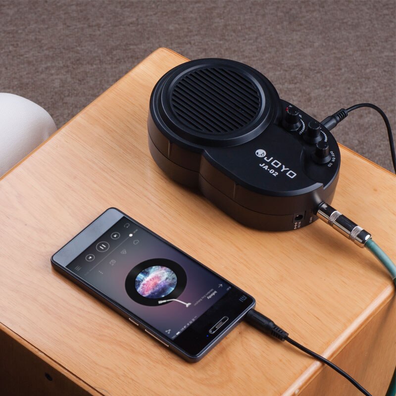 JOYO-amplificador de guitarra portátil JA-02, Mini amplificador de guitarra eléctrica, efecto de distorsión limpio, altavoz, Jack de auriculares de 3,5mm