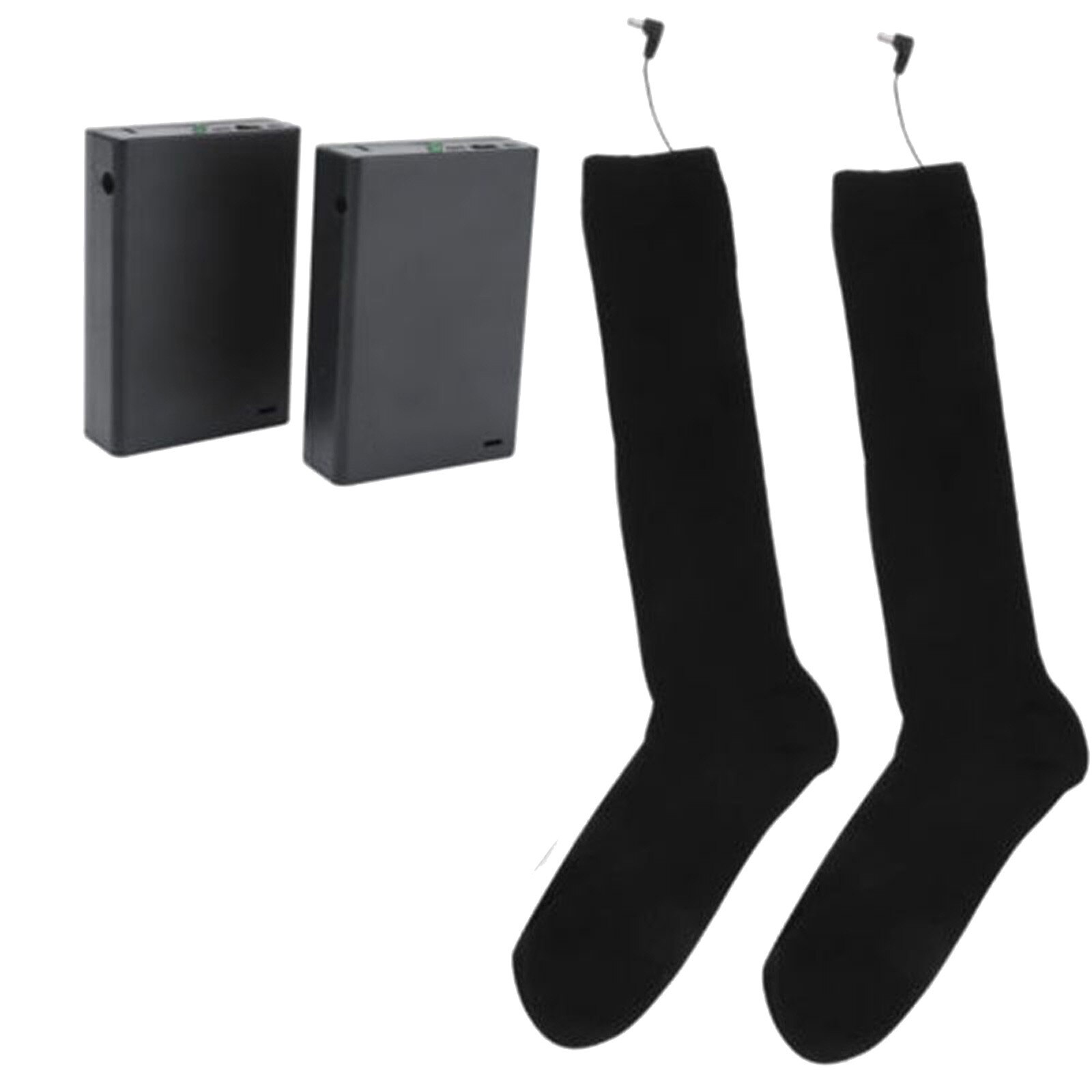 Calcetines eléctricos con calefacción Algodón térmico para hombre y mujer, calcetines deportivos de esquí, calentador de pies para invierno, calcetín eléctrico con batería