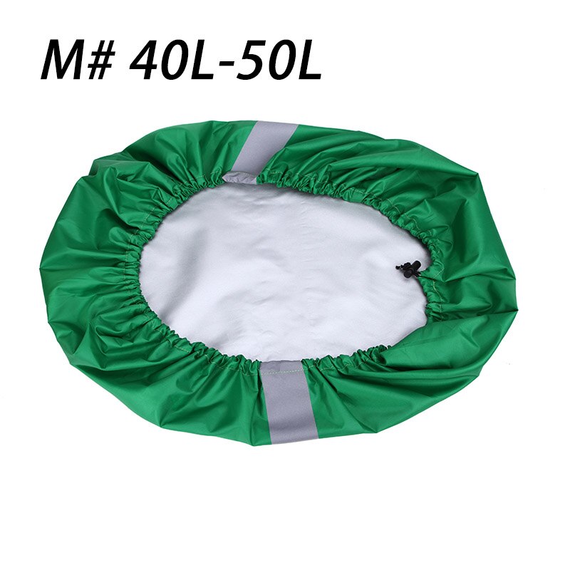 ManKaTer 30L-50L Reflecterende Camouflage Waterdicht Stofdicht Zonnebrandcrème Lichtgewicht Rugzak Regenhoes Koord Mond: M 40L-50L 02