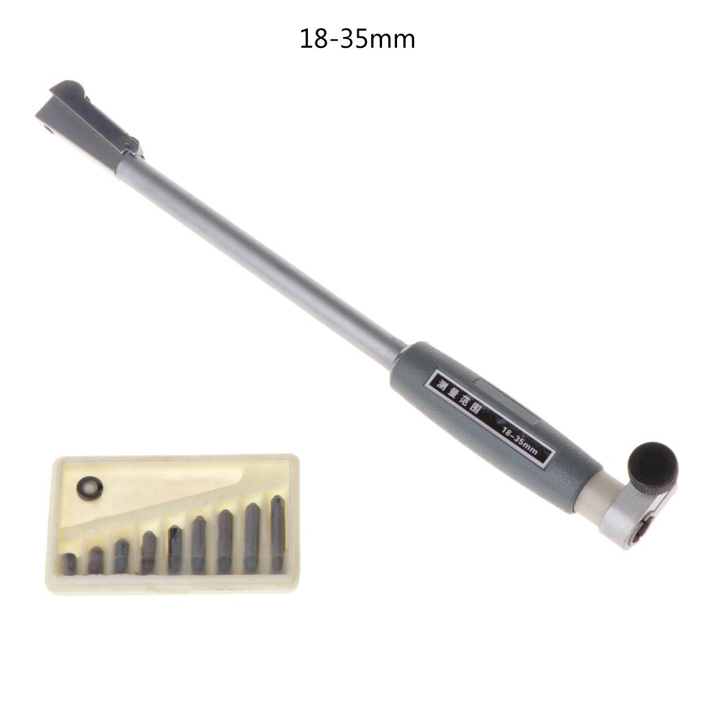 Jauge de diamètre intérieur 18-35mm/ 35-50mm, tige de mesure avec sonde (sans indicateur), accessoires d'indicateur à cadran: WHITE
