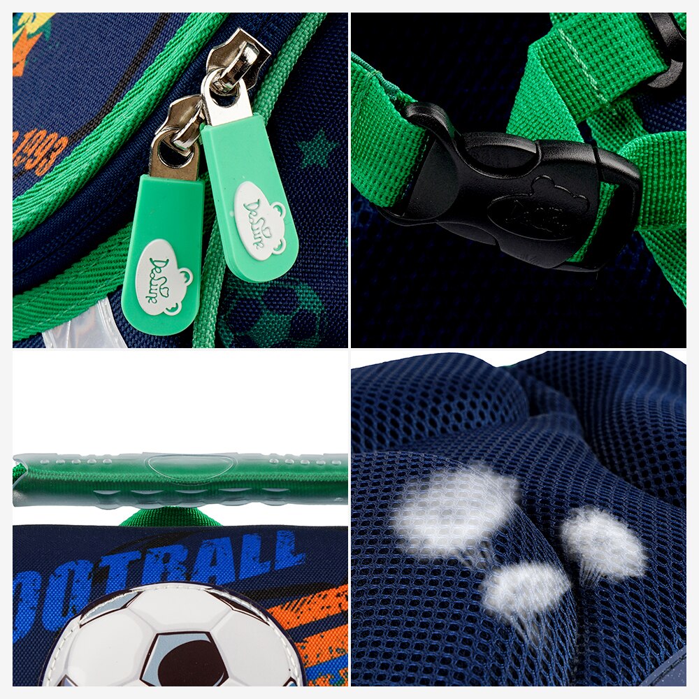 Neue freundlicher Orthopädische Schule Tasche für freundlicher Jungen FußBall Rucksack Schulranzen Mochila Infantil Primäbetreffend Schule Rucksäcke