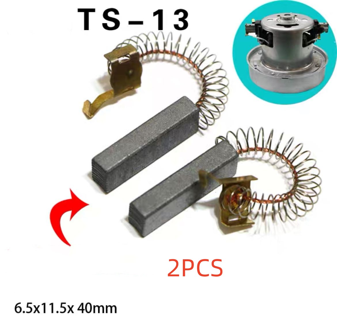 motor replacement carbon motor brushes for universal dc domel industrial vacuum cleaner feeding machine carbon motor brush parts: GRAY