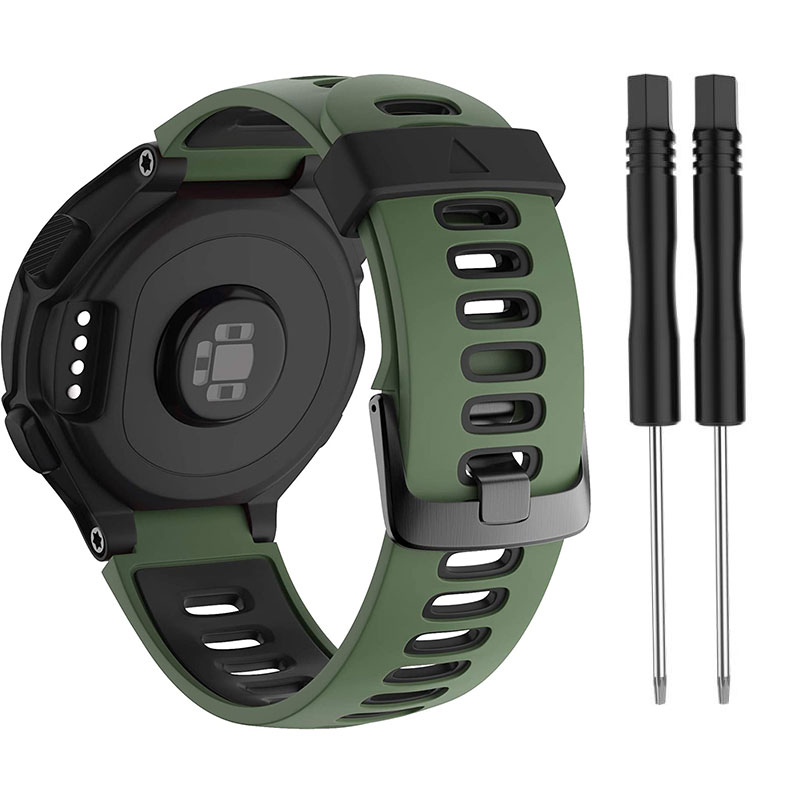 Pasek do zegarka Garmin Forerunner 735XT 735/220/230/235/620/630 Miękki silikonowy pasek do zegarka Sportowy pasek do zegarka Waterpoor