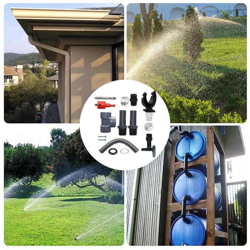 Rain Water Catching System Rainwater Harvesting System Efficient Rain Barrel Kit For Rainwater Collection From Gutter Rainwater