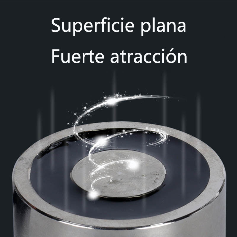 Succión 0,3 ~ 300KG electroimán fuerte electroimán solenoide DC 12v electroimán pequeño Electro 24V bobina eléctrica Imans