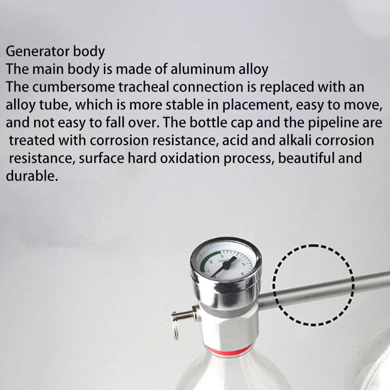 Aquarium CO2 Regulator System Kit CO2 Diffuser Generator Bubble Atomizer with Solenoid Valve-US Plug