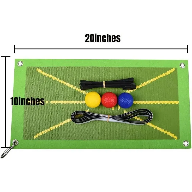 Golftraining Beginnersaccessoires voor swingdetectie Batting Ball Directionele padpads Oefenpads Gereedschap Trainingshulpmiddelen Mat