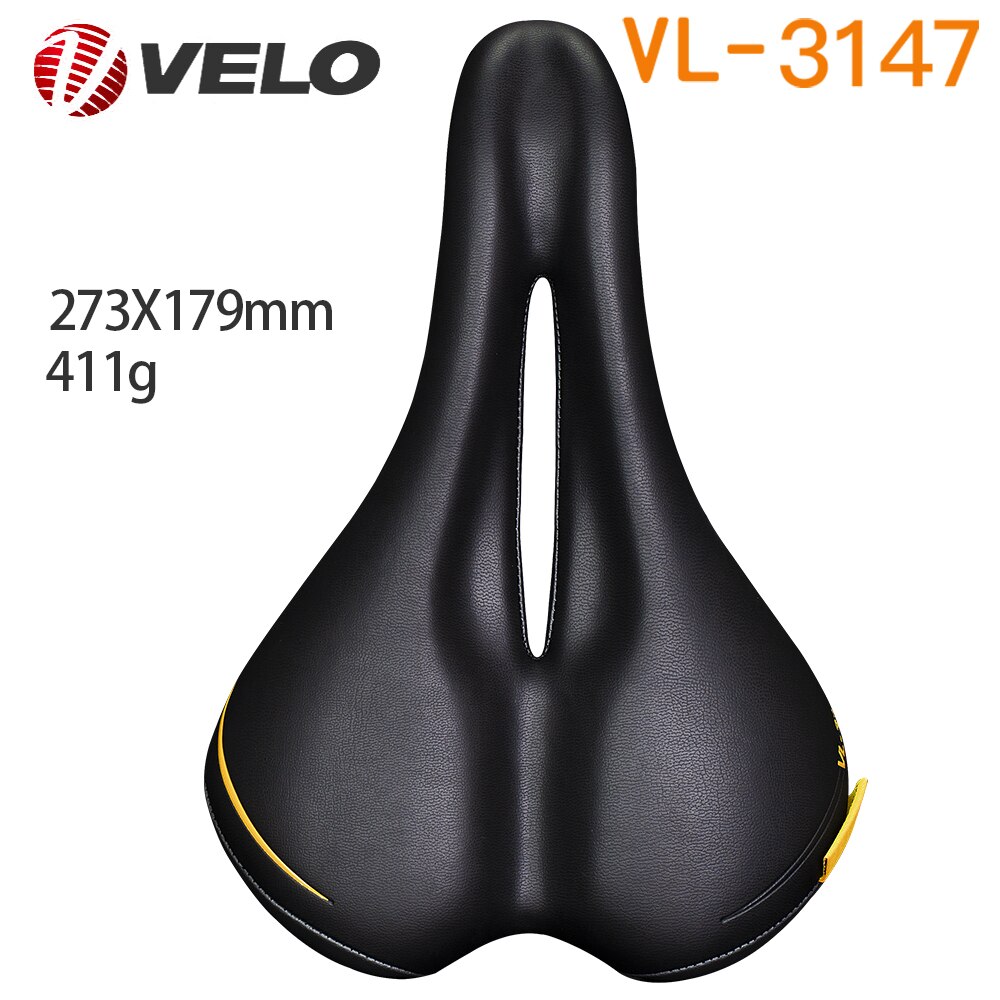 Velo Fietszadel Seat Pro Mtb Zadel Breed Comfort Zachte Kussen Fietszadel Mannen Gewatteerde Zadel Voor Bike Pu Leer VL-4290: VL-3147