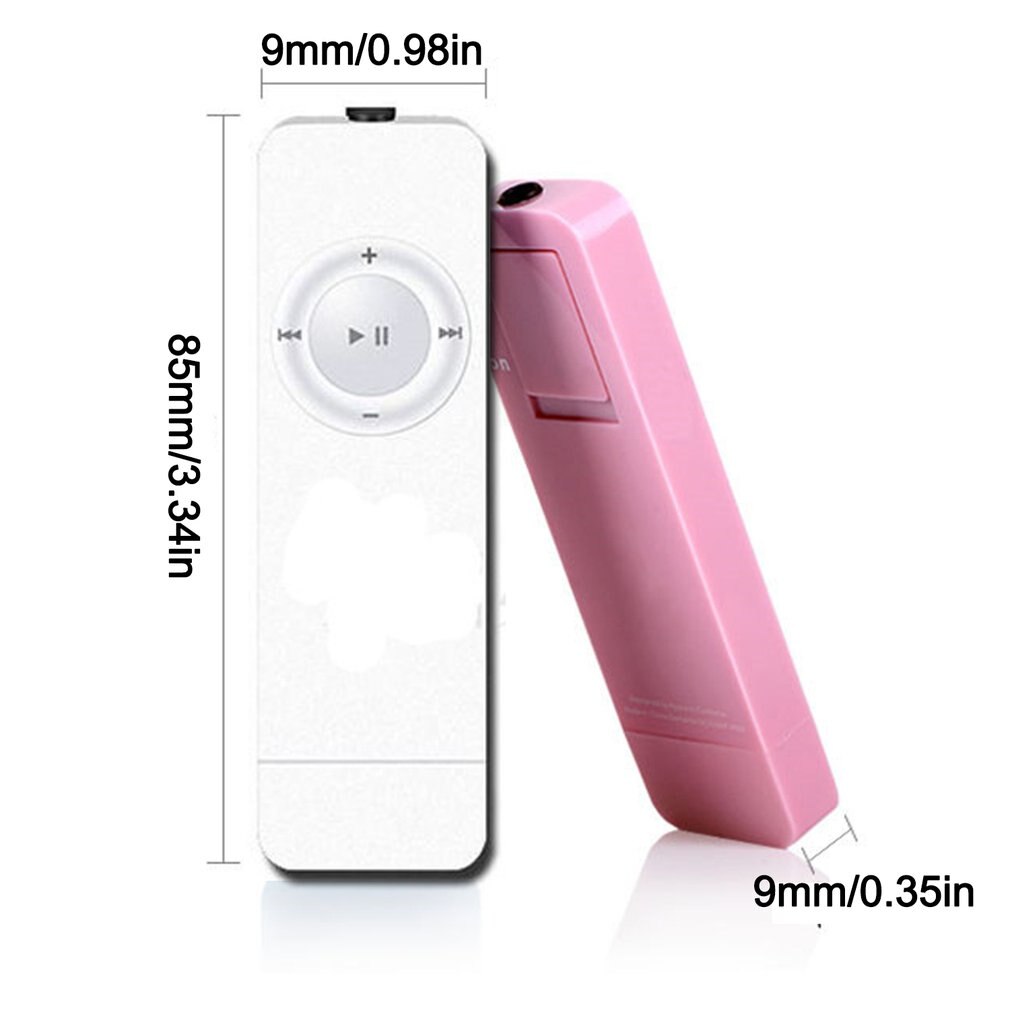 Portable MP3 player Student Sports Running Music Walkman Sound Loudspeaker Outdoor Music Media MP3 Player MP3 FM Sound Recorder