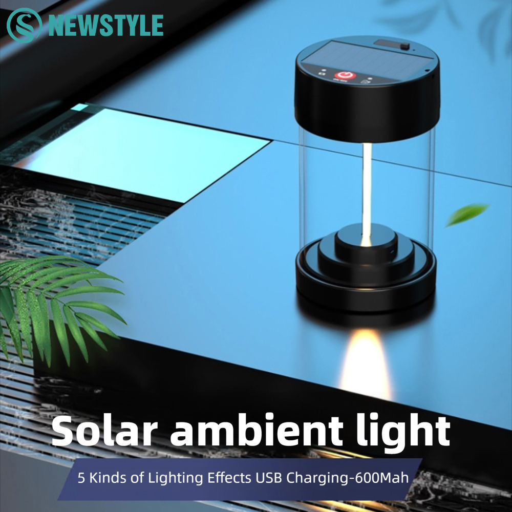 Tentverlichting op zonne-energie Campinglamp LED-nachtlampje op zonne-energie Omgevingslantaarn Oplaadbaar 5-modi Buitenbruiloften Vakantietuin ﻿
