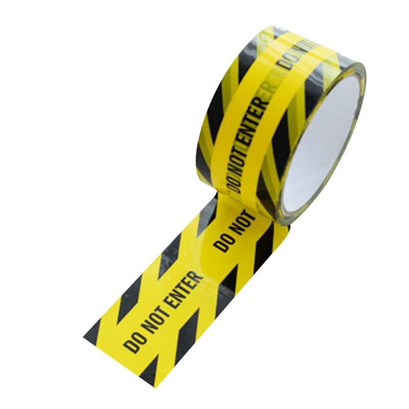 Kk 1 rull 48mm*25m advarselstape sikkerhetslim barrikade vått gulv forsiktig tape!